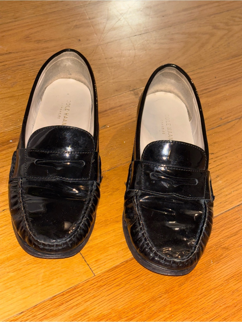 Cole Haan Black Patent Leather Loafers